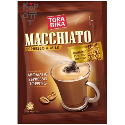 Torabika Macchiato Espresso&amp;Milk 3в1 с кофейной крошкой пакет 25гр.