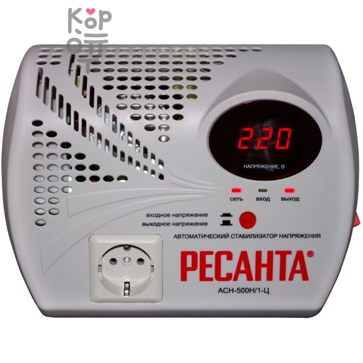 Стабилизатор напряжения Ресанта АСН-500Н/1-Ц Lux