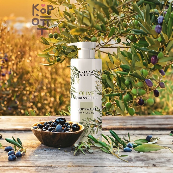 ViYa Olive Moisturizing Bodywash - Увлажняющий гель для душа с экстрактом оливы, 600 мл