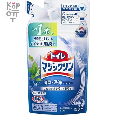 KAO Magiclean Универсальное пенящееся чистящее средство для туалетной комнаты с ароматом мяты — Корейские товары для всей семьи(КорОпт)