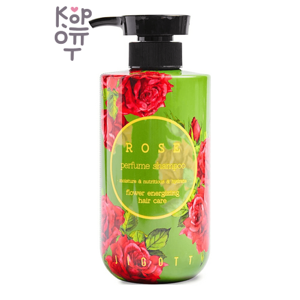 Jigott Rose Perfume Shampoo - Парфюмированный шампунь с экстрактом розы, 500 мл