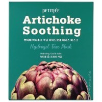 Petitfee Cacao Energizing Hydrogel Face Mask - Тонизирующая гидрогелевая маска для лица с какао 32 г