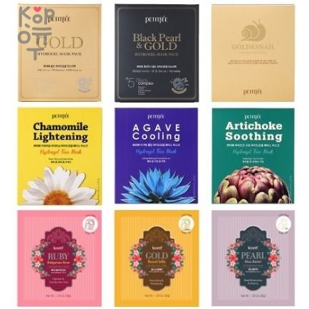 Petitfee Hydrogel Face Mask - Гидрогелевая маска для лица 30гр., купить с доставкой на дом фото 1 — Корейские товары для всей семьи(КорОпт)