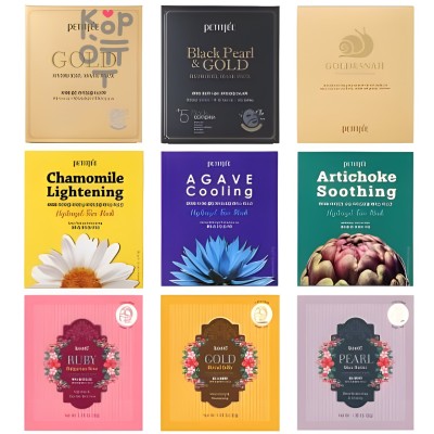 Petitfee Cacao Energizing Hydrogel Face Mask - Тонизирующая гидрогелевая маска для лица с какао 32 г