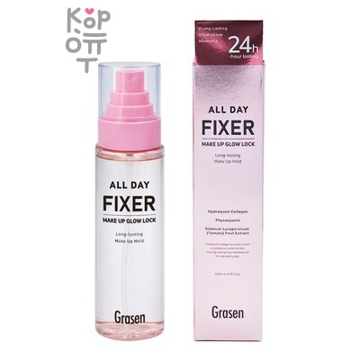 Meloso All Day Fixer Make Up Glow Lock mist — Мист, -спрей Фиксирующий для макияжа с эффектом Сияния, 120 г