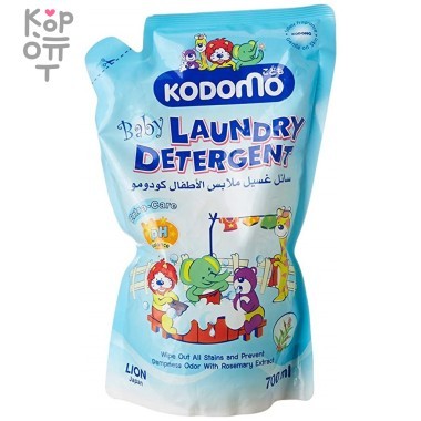 LION Kodomo - Жидкое средство для стирки 700мл., для детских вещей дополнительный уход, мягкая упаковка — Корейские товары для всей семьи(КорОпт)