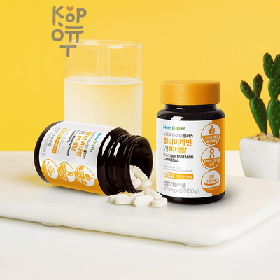 Nutri D-Day Plus Multi-Vitamin & Mineral - Таблетки с мультивитаминами и минералами, 500мг * 60табл.