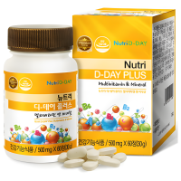 Nutri D-Day Plus Multi-Vitamin & Mineral - Таблетки с мультивитаминами и минералами, 500мг * 60табл.