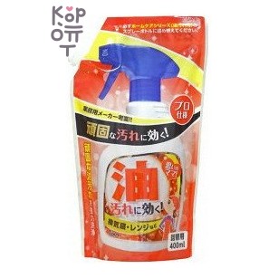 YUWA Home Care Series for Oil Stains — Чистящее средство для кухни против жировых и масляных загрязнений, мягкая упаковка, 400 мл