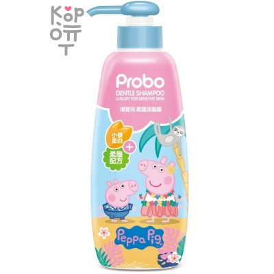 PROBO Gentle Shampoo Peppa Pig - Нежный детский шампунь Свинка Пеппа с Пшеничным Протеином 500мл. 