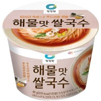 Daesang Seafood Flavored Rice Noodles - Лапша рисовая быстрого приготовления со вкусом морепродуктов 92 г
