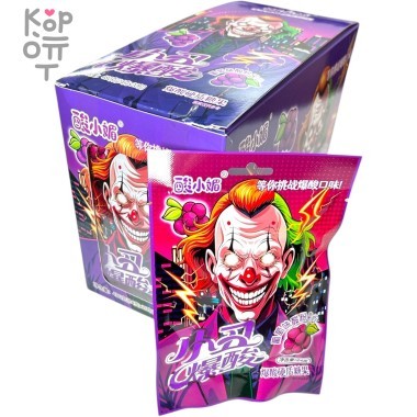 Кислая карамель Sour Candy - Джокер в раздумьях, со вкусом Винограда! — Корейские товары для всей семьи(КорОпт)