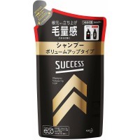 KAO Success Shampoo Volume Up Type Refill - Мужской шампунь для тщательного очищения, удаления неприятного запаха и придания объёма «Эффект густоты» 