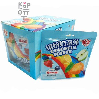 Жевательная конфета Sinian Colorful Toffee со вкусом Фруктов