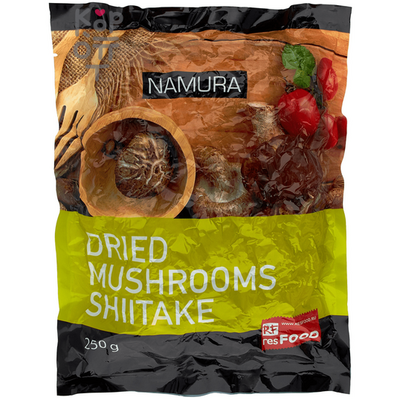 Namura Dried Mushrooms Shiitake - Грибы сушеные 250гр.