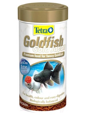 Tetra Goldfish Gold Japan Корм для селекционных золотых рыб в шариках, 250 мл