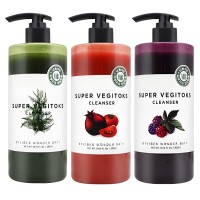 Chosungah Byvibes Wonder Bath Super Vegitoks Cleanser Purple - Супер-средство для детокс-очищения лица с экстрактами Ягод 300мл.