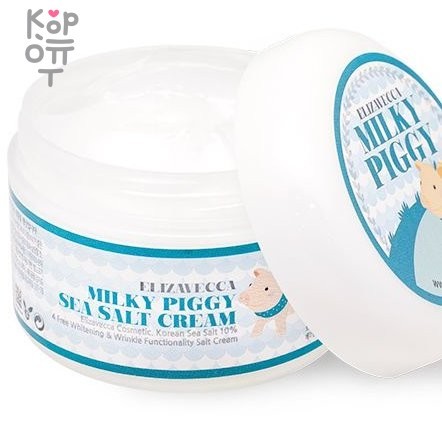 Elizavecca Milky Piggy Sea Salt Cream - Омолаживающий крем с морской солью, 100мл. фото 1 &mdash; Корейские товары для всей семьи(КорОпт)
