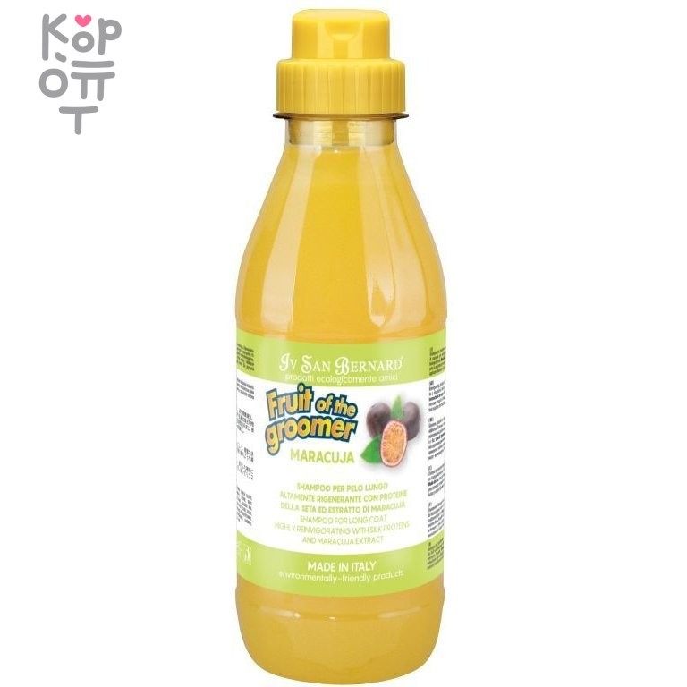 ISB Fruit of the Grommer Maracuja Шампунь для длинной шерсти с протеинами 500 мл