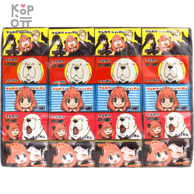 Marukawa Spy Family Bubble Gum - Резинка жевательная Шпионская семейка 5гр. &mdash; Корейские товары для всей семьи(КорОпт)