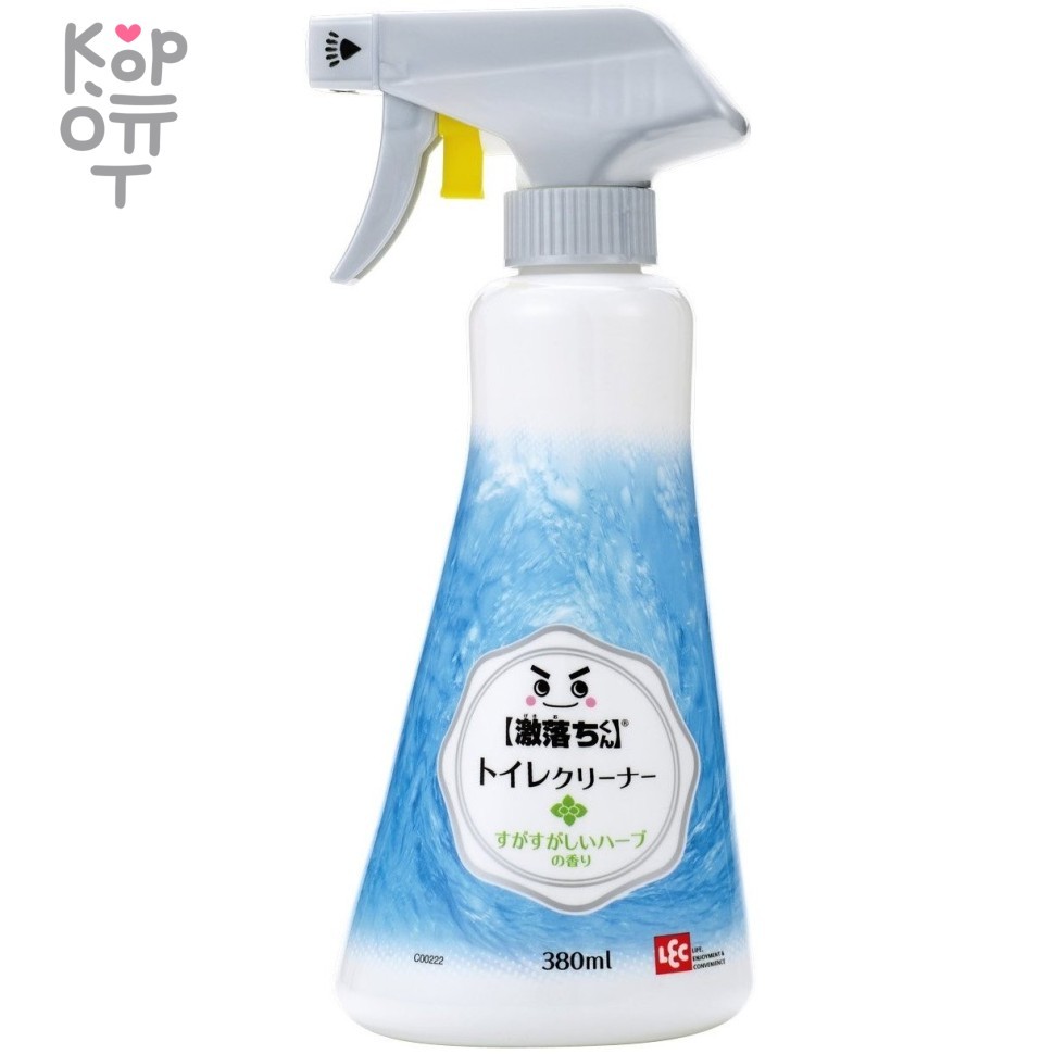 Lec Toilet Cleaner Foam Spray - Пенящийся спрей для туалета с ароматом трав 380мл., купить с доставкой на дом фото 1 &mdash; Корейские товары для всей семьи(КорОпт)