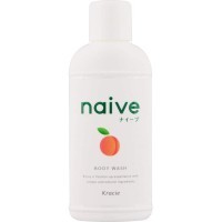 Naive Body Soap Peach Leaf Extract Combination - Мыло жидкое для тела с экстрактом листьев Персикового Дерева.