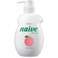 Naive Body Soap Peach Leaf Extract Combination - Мыло жидкое для тела с экстрактом листьев Персикового Дерева.