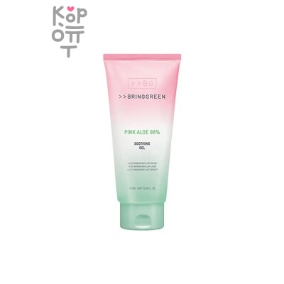 Bring Green Pink Aloe 96% Soothing Gel - Успокаивающий гель с алоэ вера 300 мл