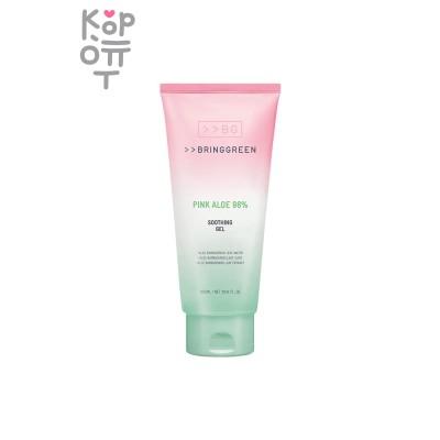 Bring Green Pink Aloe 96% Soothing Gel - Успокаивающий гель с алоэ вера 300 мл
