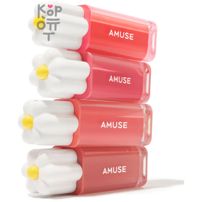 AMUSE Dew Tint 02 Breeze - Глянцевый тинт для губ в нежно-розовом оттенке 4 гр
