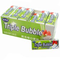 Жевательная резинка Triple Bubble - со вкусом Арбуза