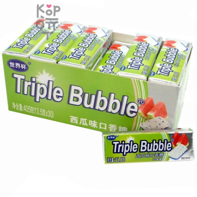 Жевательная резинка Triple Bubble - со вкусом Арбуза