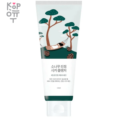 Round Lab Pine Calming Cica Cleanser - Пенка с экстрактом Сосны и Центеллы для проблемной кожи 150мл. — Корейские товары для всей семьи(КорОпт)