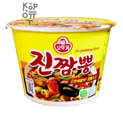 OTTOGI Лапша со вкусом морепродуктов (острая) Jin Jjambbong Ramen 115 г