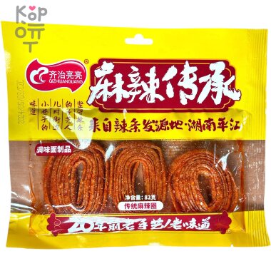 Снэк Qizhilian - Старое мастерство из Пинцзяна, родины острых стрипсов, гнезда! 82гр. &mdash; Корейские товары для всей семьи(КорОпт)