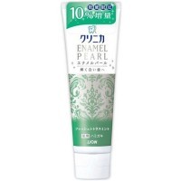 LION Clinica Enamel Pearl Лечебная зубная паста с уникальным рецептом по уходу за эмалью, Освежающая цитрусовая мята, 130гр.