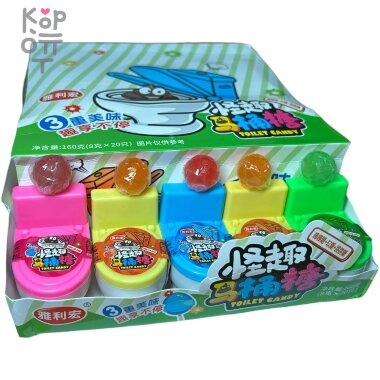 Конфеты Шипучка Toilet Candy Mix Flavor - Шипучка - взрывашка &quot;Унитаз&quot; со вкусами фруктов и напитков — Корейские товары для всей семьи(КорОпт)