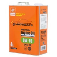 AUTOBACS Engine Oil FS 0W16 SP/GF-6B - Синтетическое моторное масло