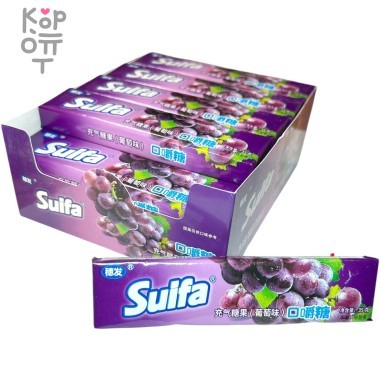 Жевательная конфета Suifa Candy - со вкусом Винограда — Корейские товары для всей семьи(КорОпт)