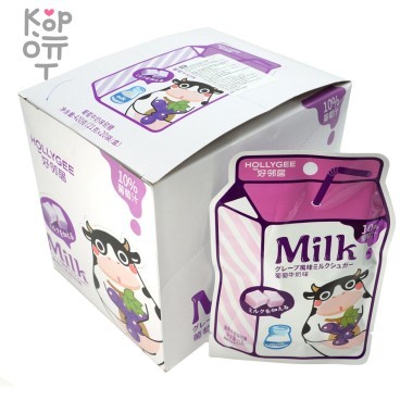 Жевательная молочная помадка &quot;Коровка&quot; с 10% соком винограда — Корейские товары для всей семьи(КорОпт)