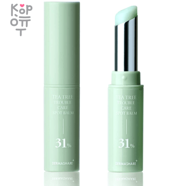 Dermashare Tea Tree Trouble Care Spot Balm - Бальзам-карандаш для проблемных пятен с экстрактом Чайного Дерева 3,5гр. — Корейские товары для всей семьи(КорОпт)
