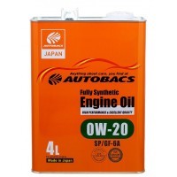 AUTOBACS Fully Synthetic ENGINE OIL FS 0W20 SP/GF-6A - Синтетическое моторное масло