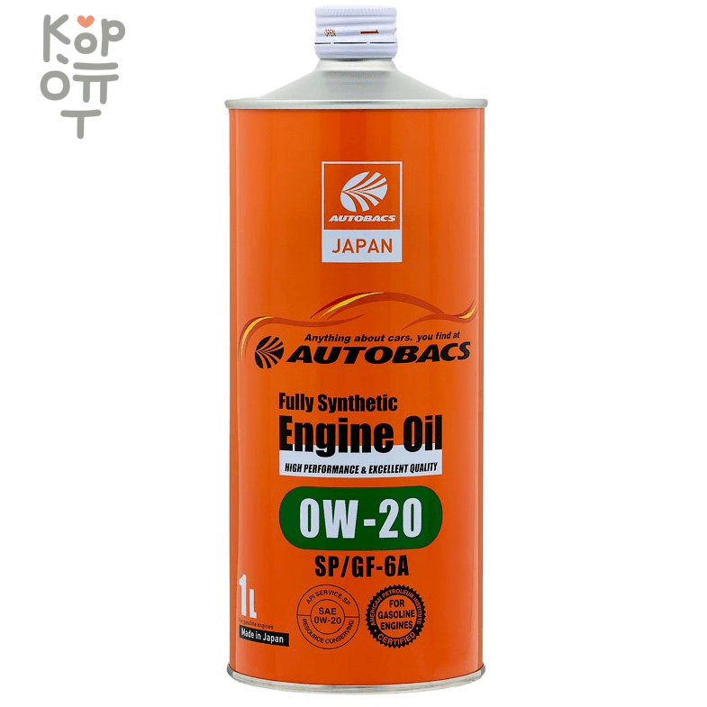 AUTOBACS Fully Synthetic ENGINE OIL FS 0W20 SP/GF-6A - Синтетическое моторное масло