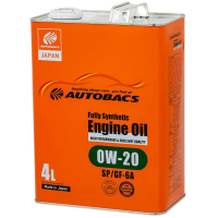 AUTOBACS Fully Synthetic ENGINE OIL FS 0W20 SP/GF-6A - Синтетическое моторное масло