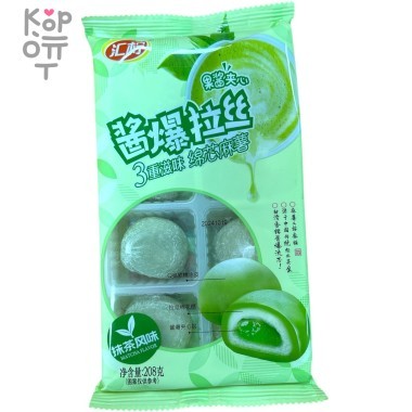 Моти Сэндвич с зефиром и джемом со вкусом Матча, 208гр. — Корейские товары для всей семьи(КорОпт)