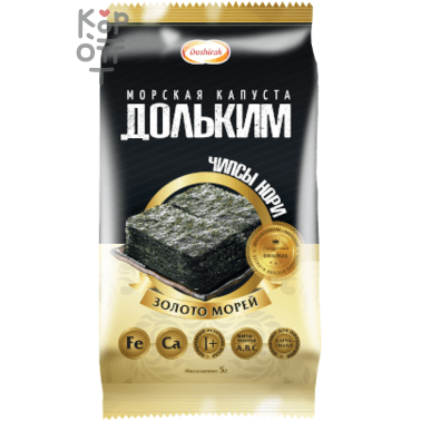 Доширак Дольким - Морская капуста обжаренная хрустящая  5гр*60шт. 