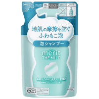 KAO Merit The Mild Shampoo for Hair & Scalp - Шампунь-пенка для чувствительной кожи «Лёгкий уход» (слабокислотный, без силиконов).