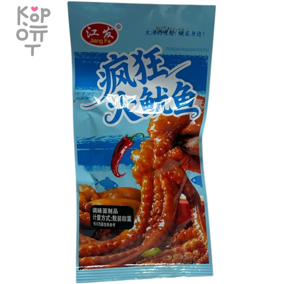Снэк Jiang Fa - Вегетарианские огненные щупальца кальмара, купить с доставкой на дом фото 1 — Корейские товары для всей семьи(КорОпт)