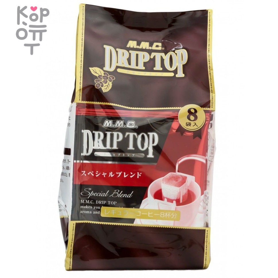 Кофе молотый Дрип-топ Спешиал Бленд (8 шт./уп.) 64гр., купить с доставкой на дом фото 1 — Корейские товары для всей семьи(КорОпт)