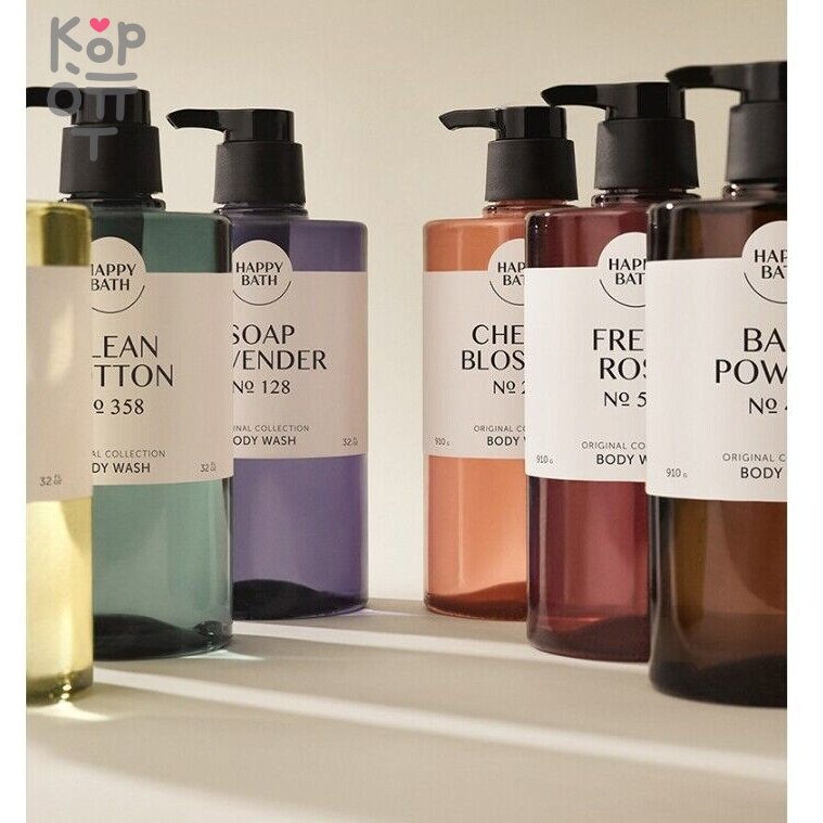 Happy Bath Original Collection Body Wash - Гель для душа с натуральными экстрактами., купить с доставкой на дом фото 1 — Корейские товары для всей семьи(КорОпт)